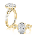 A. Jaffe Engagement Rings in Yellow Gold containing Diamond MECCU4209L/351EL
