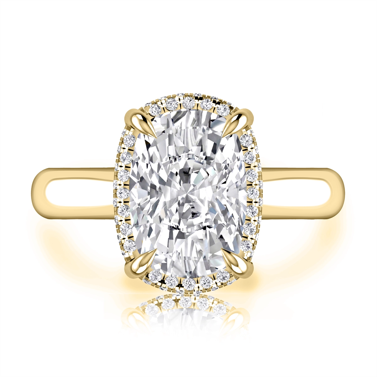 A. Jaffe Engagement Rings in Yellow Gold containing Diamond MECCU3930Q/421EL