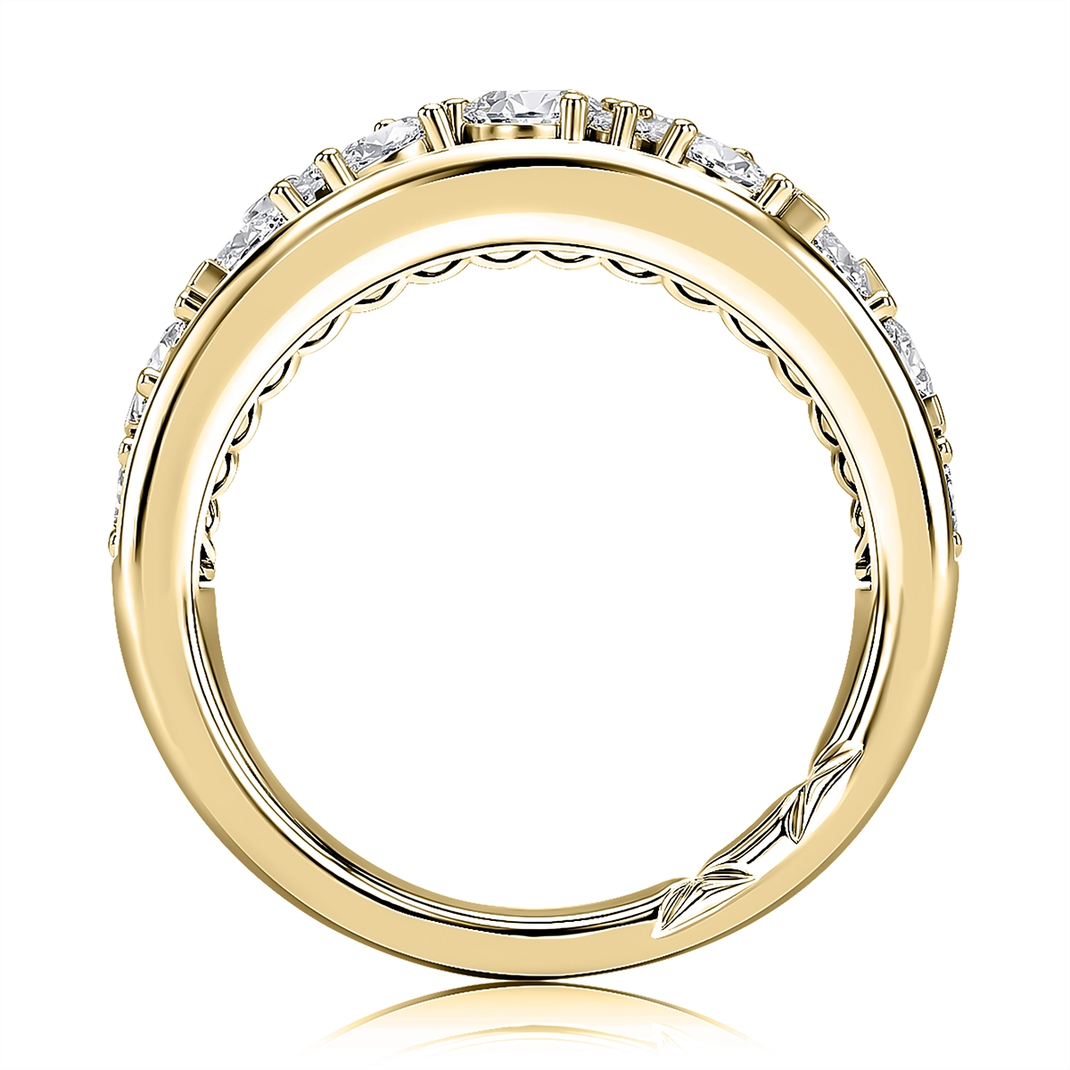 A. Jaffe Rings in Yellow Gold containing Diamond WRC4027L/180