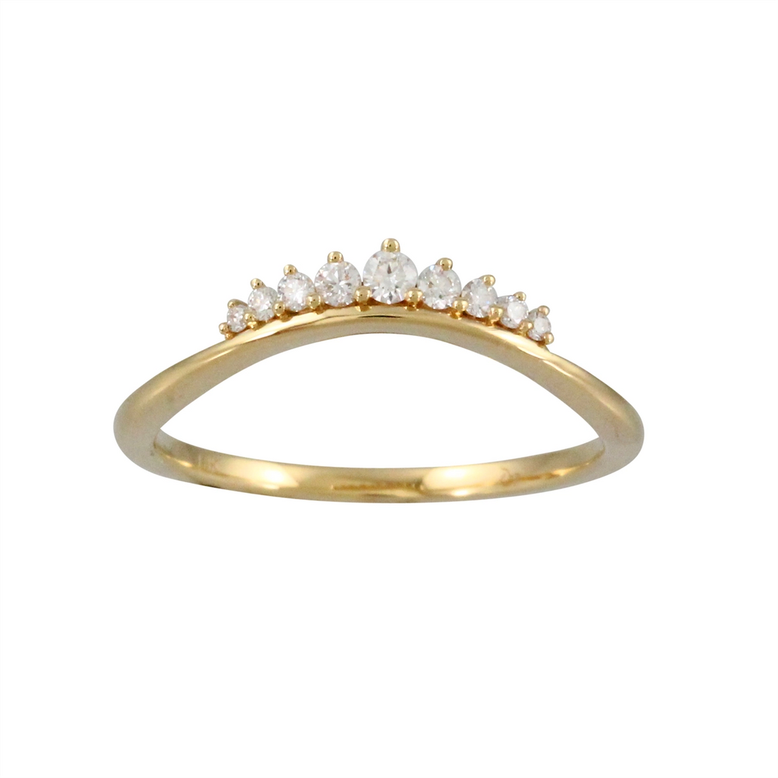 Little Bird Wedding Rings in Yellow Gold containing Diamond LBB523
