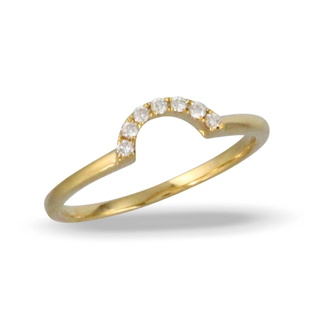 Little Bird Wedding Rings in Yellow Gold containing Diamond LBB427