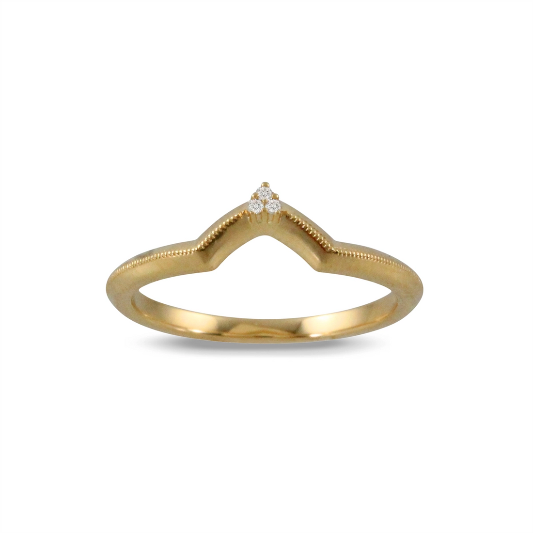 Little Bird Wedding Rings in Yellow Gold containing Diamond LBB258
