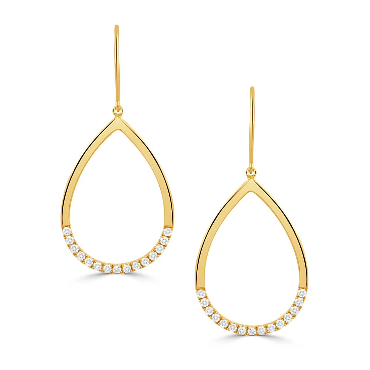 Doves Earrings in Yellow Gold containing Diamond E11187