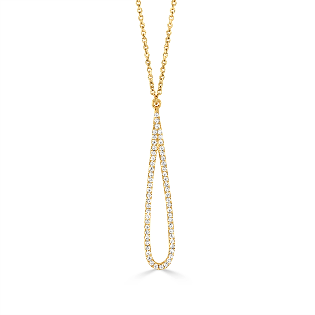 Doves Necklaces in Yellow Gold containing Diamond N6766