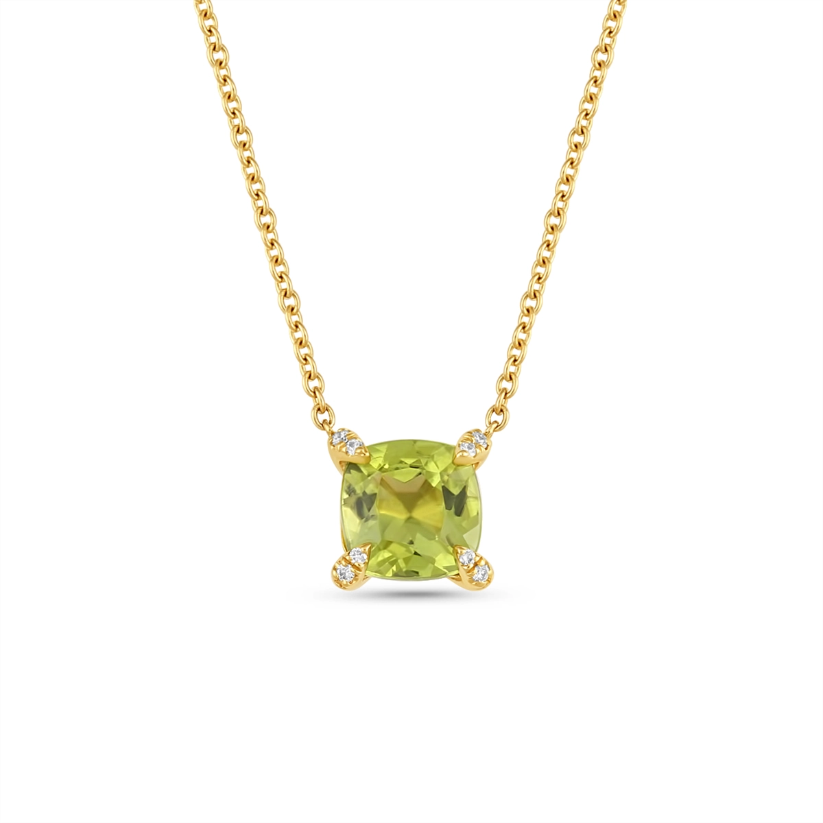 Necklaces Necklaces in Yellow Gold containing Peridot, Multi-gemstone, Diamond 461763
