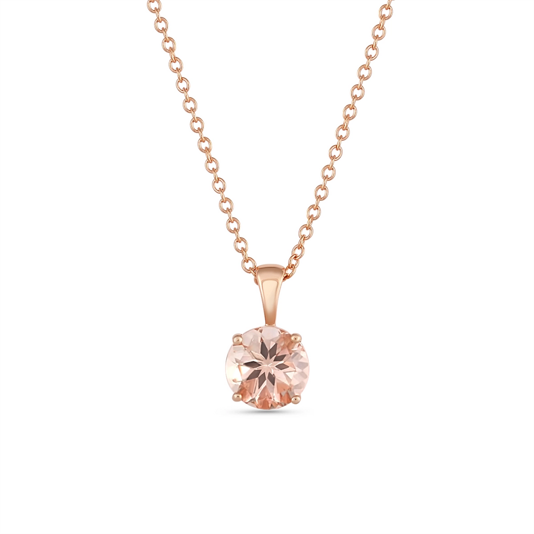Necklaces Necklaces in Rose Gold containing Morganite 461765