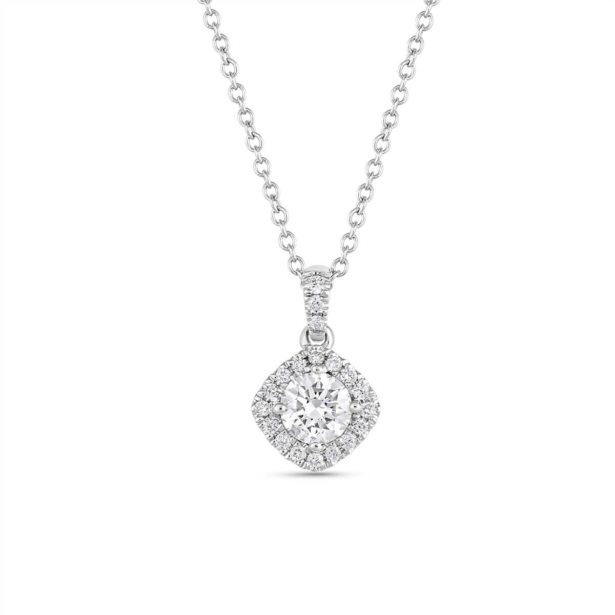 Necklaces Necklaces in White Gold containing Diamond 461769