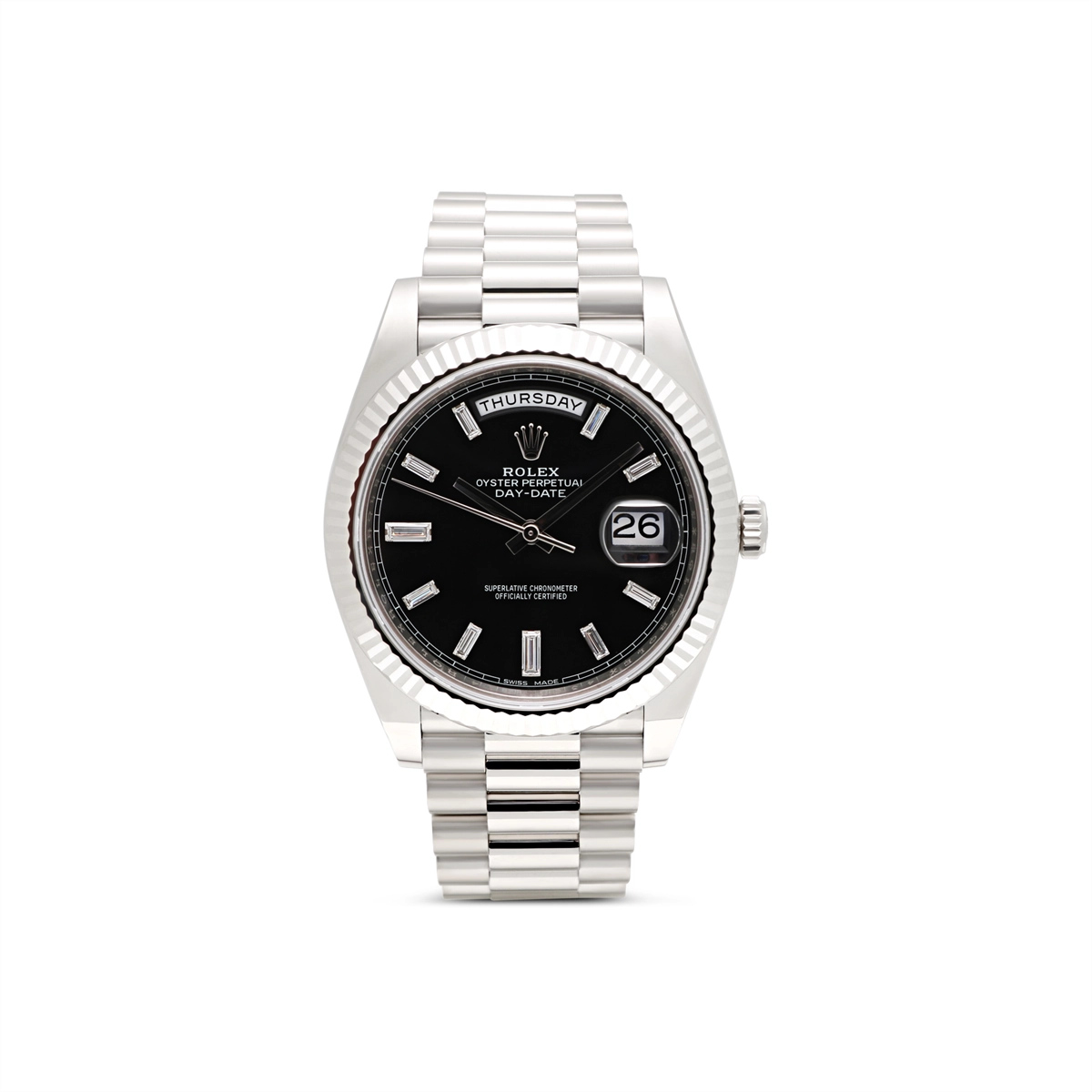 Preowned Rolex watch in White Gold M228239-0005