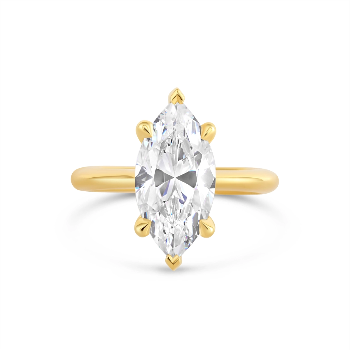 Tacori Engagement Rings in Yellow Gold containing Diamond HT 2671 MQ 15X7.5 Y