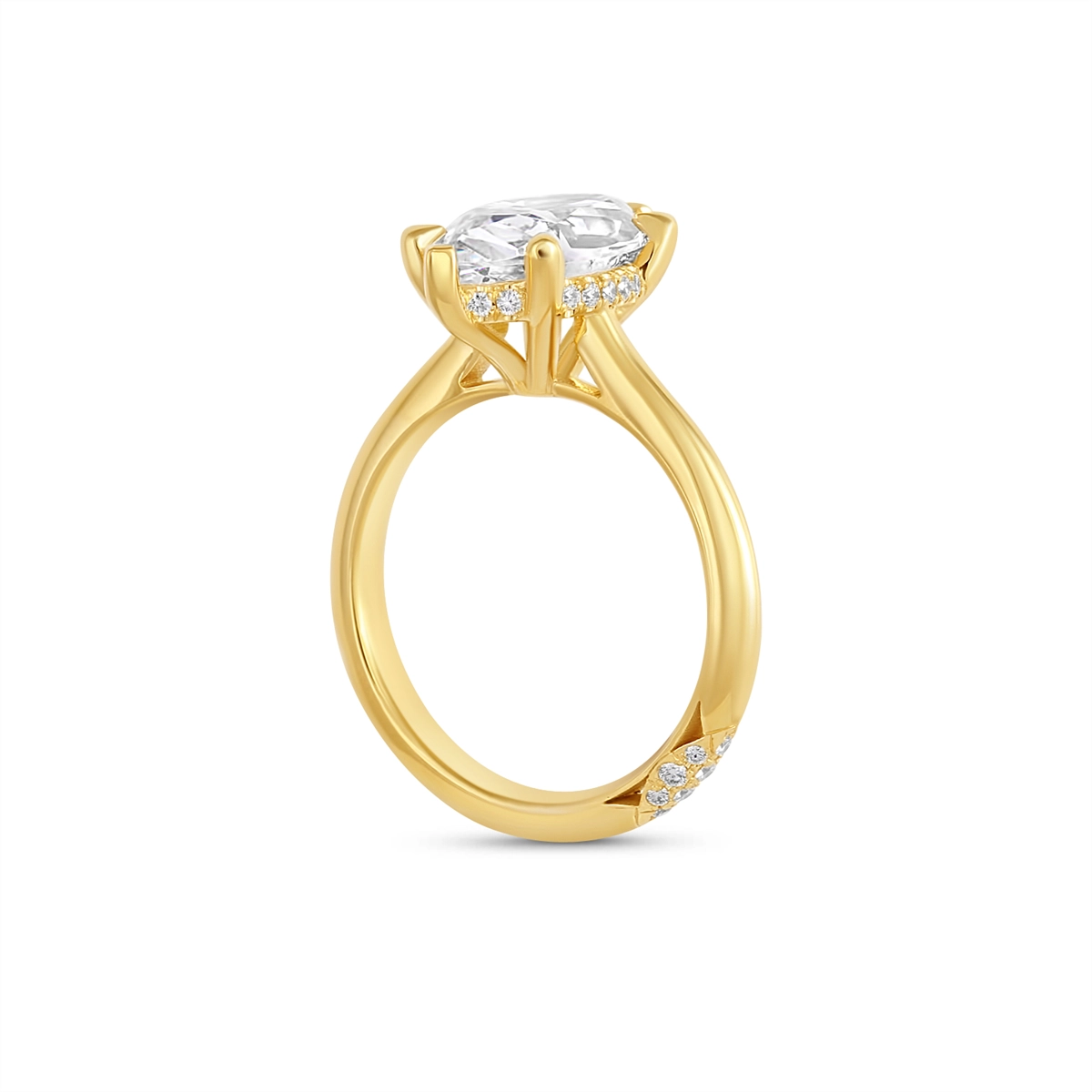 Tacori Engagement Rings in Yellow Gold containing Diamond HT 2671 MQ 15X7.5 Y