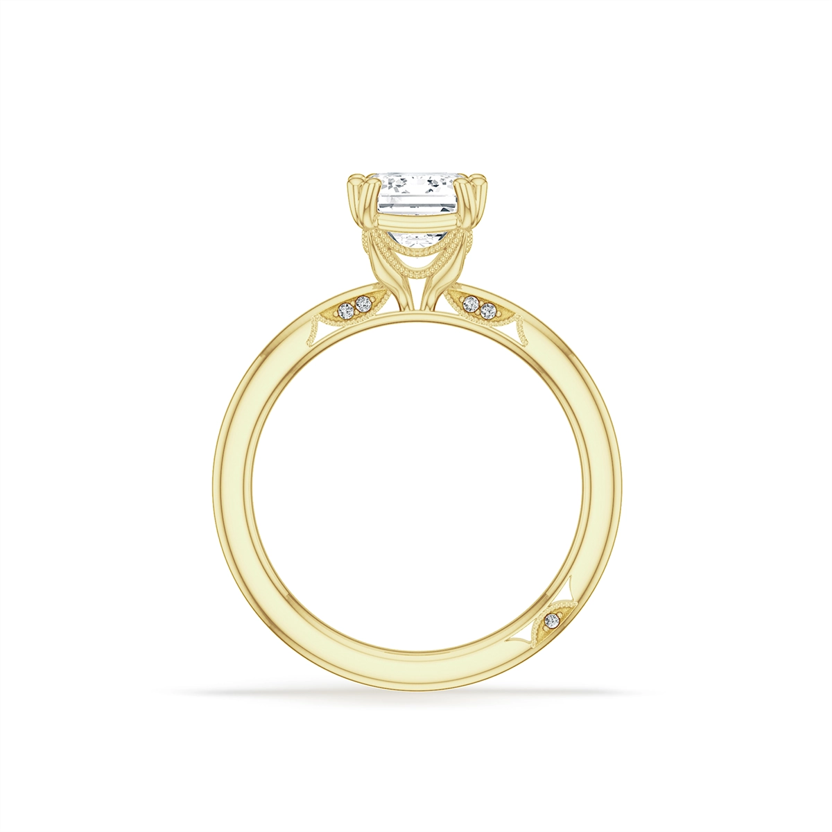 Tacori Engagement Rings in Yellow Gold containing Diamond 2682 2.2 RAD 9.5X7 Y
