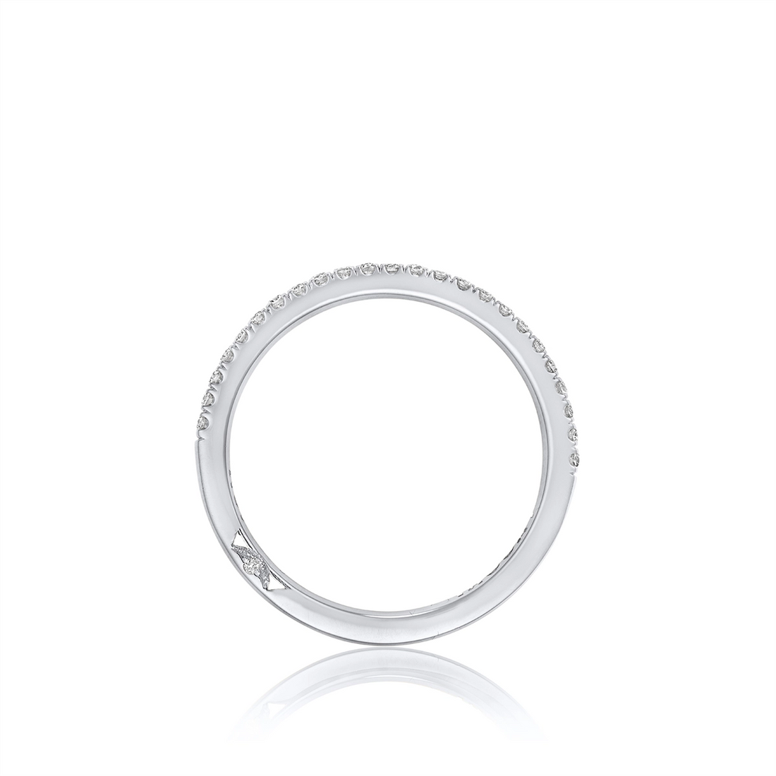 Tacori Wedding Rings in Platinum/Palladium containing Diamond 2670 1.5 B 1/2