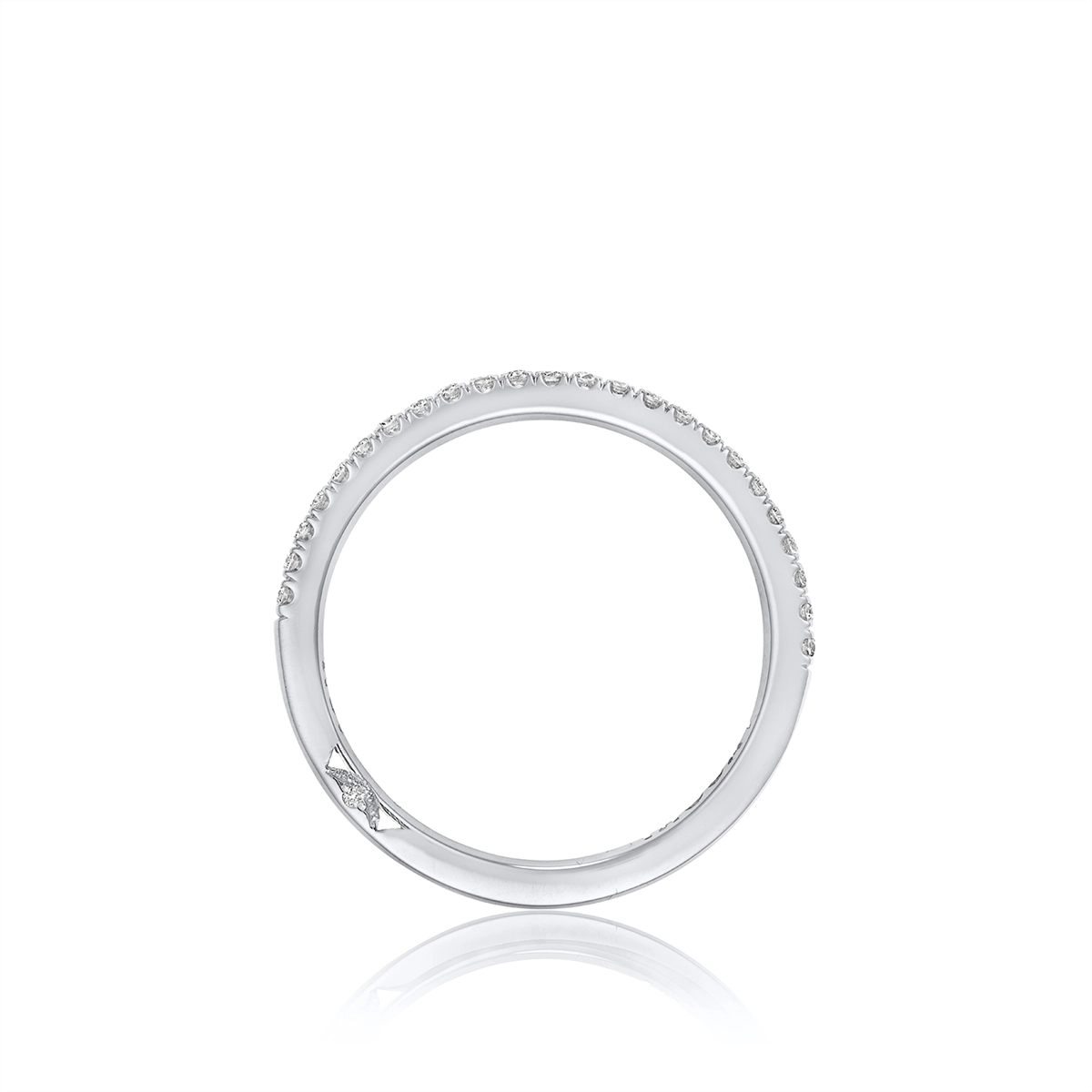 Tacori Wedding Rings in Platinum/Palladium containing Diamond 2670 1.5 B 1/2
