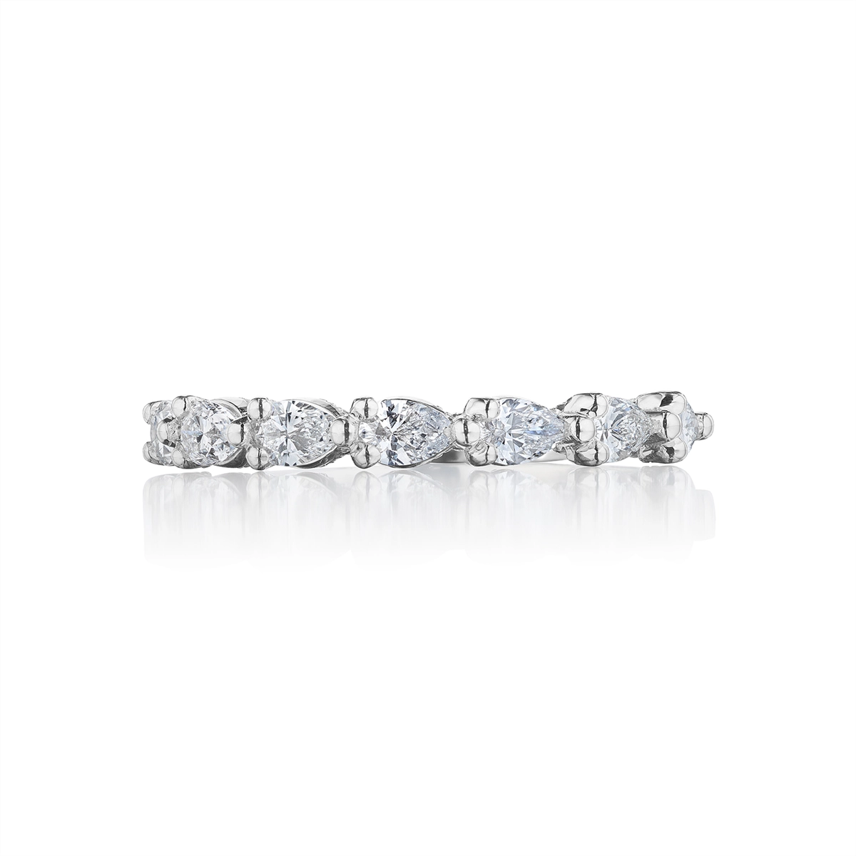 Tacori Wedding Rings in Platinum/Palladium containing Diamond 2687 2.2 B 1/2