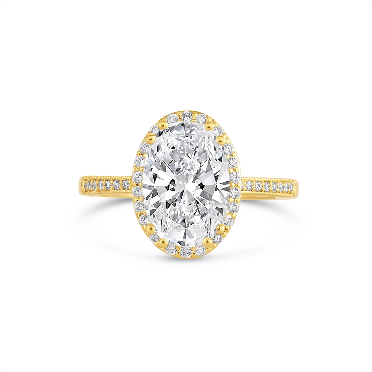 Tacori Engagement Rings in Yellow Gold containing Diamond P103 OV 11.5X8 FY
