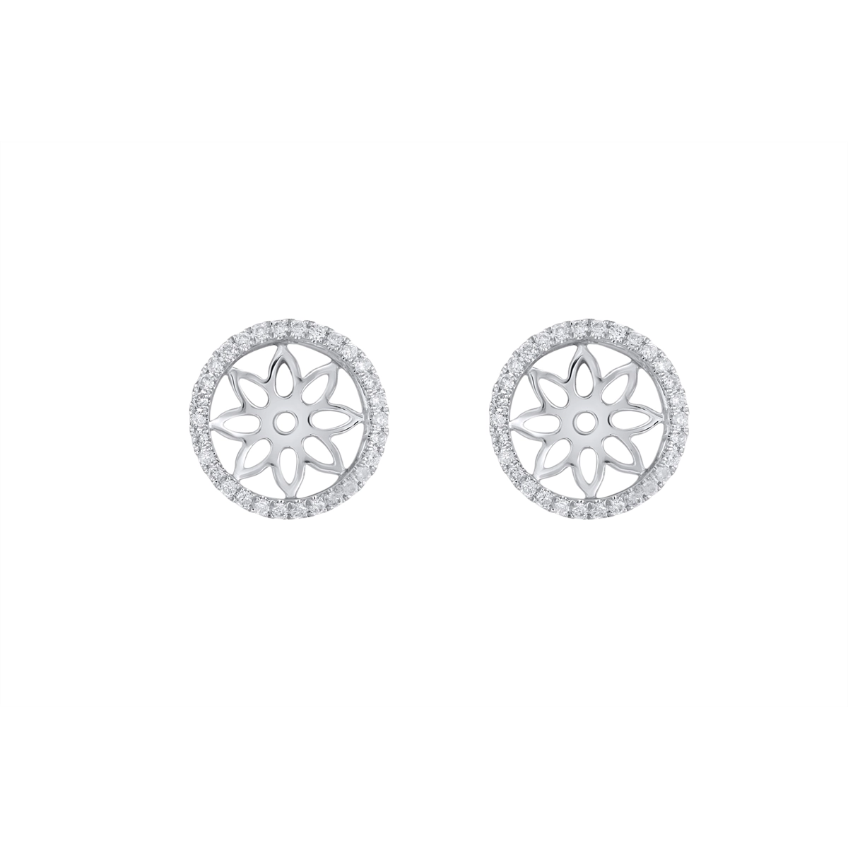 Earrings Earrings in White Gold containing Diamond 461939