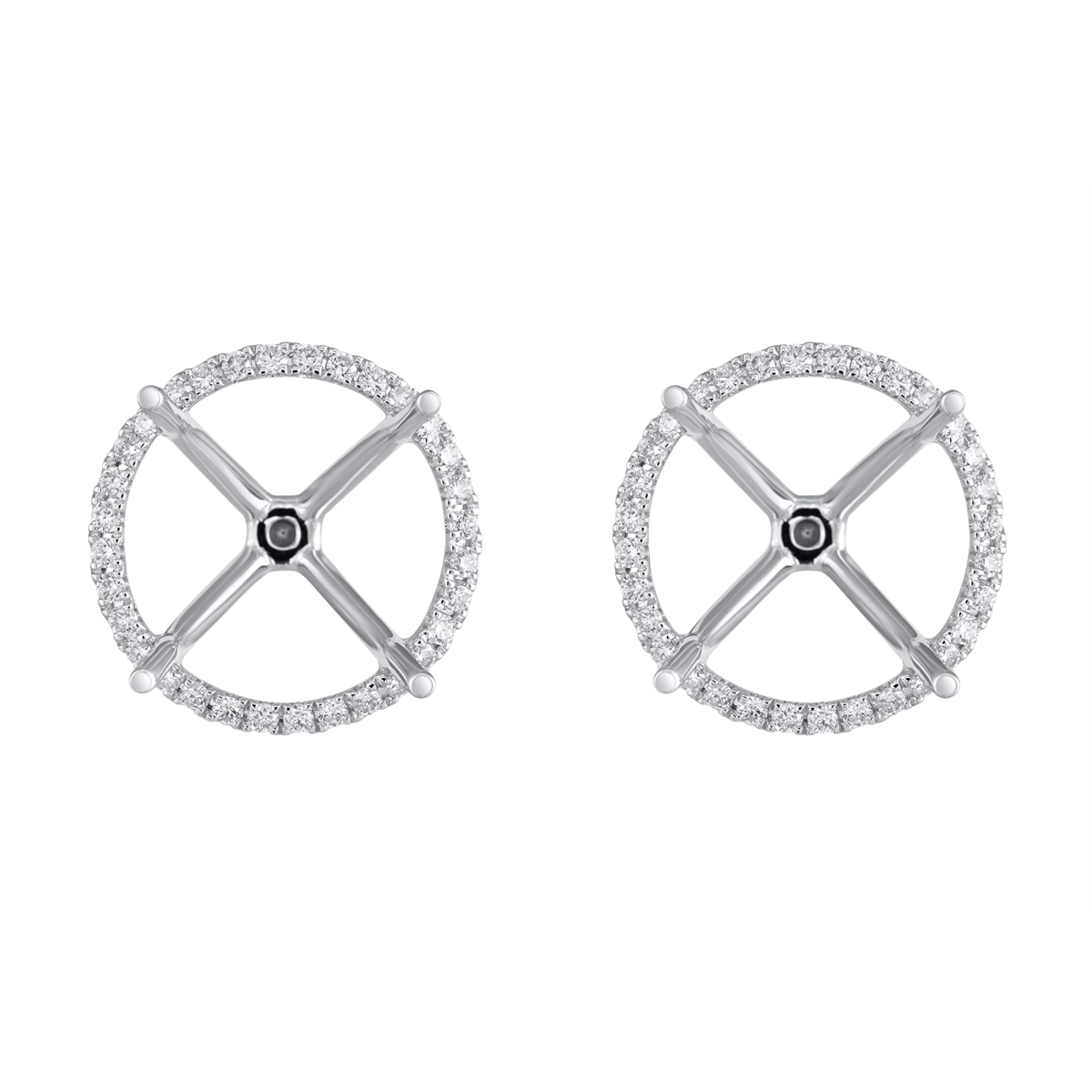 Earrings Earrings in White Gold containing Diamond 461941