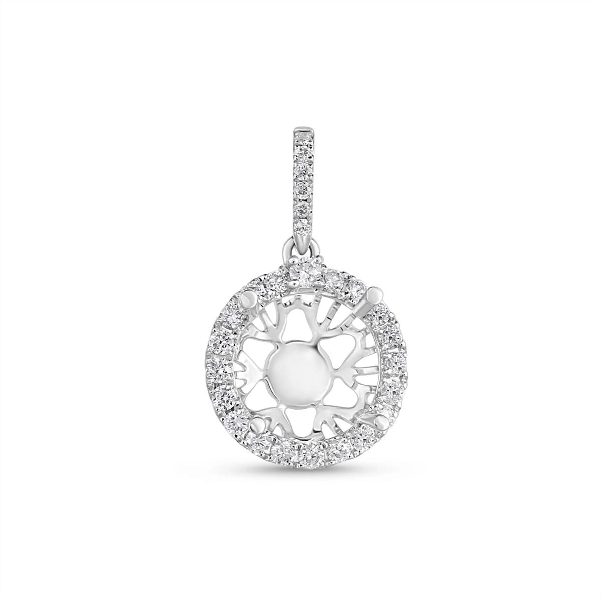 Pendants Pendants in White Gold containing Diamond 461951
