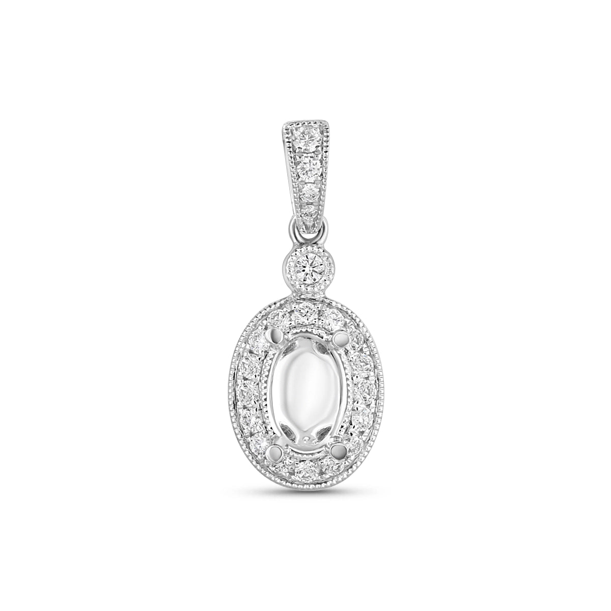 Pendants Pendants in White Gold containing Diamond 461952