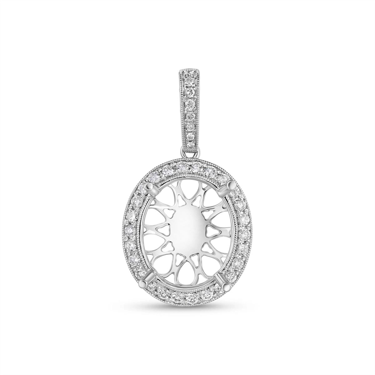 Pendants Pendants in White Gold containing Diamond 461953