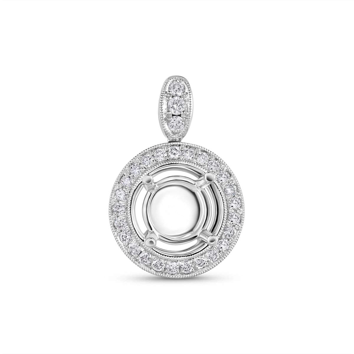 Pendants Pendants in White Gold containing Diamond 461954