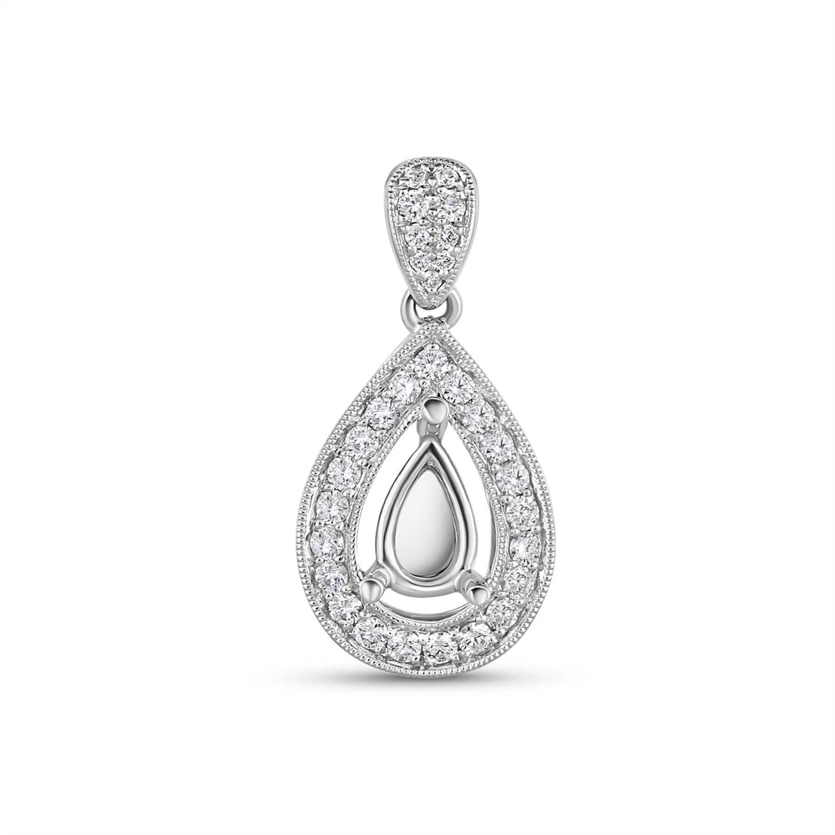 Pendants Pendants in White Gold containing Diamond 461955