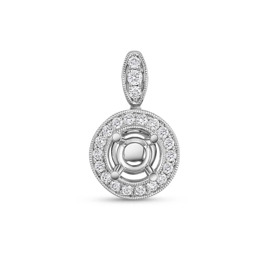Pendants Pendants in White Gold containing Diamond 461959