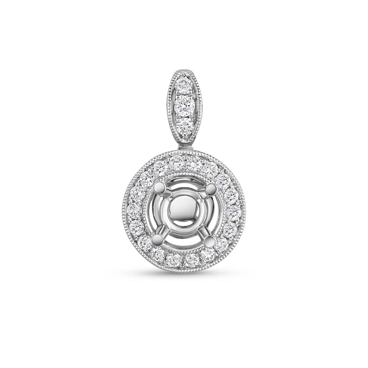 Pendants Pendants in White Gold containing Diamond 461959