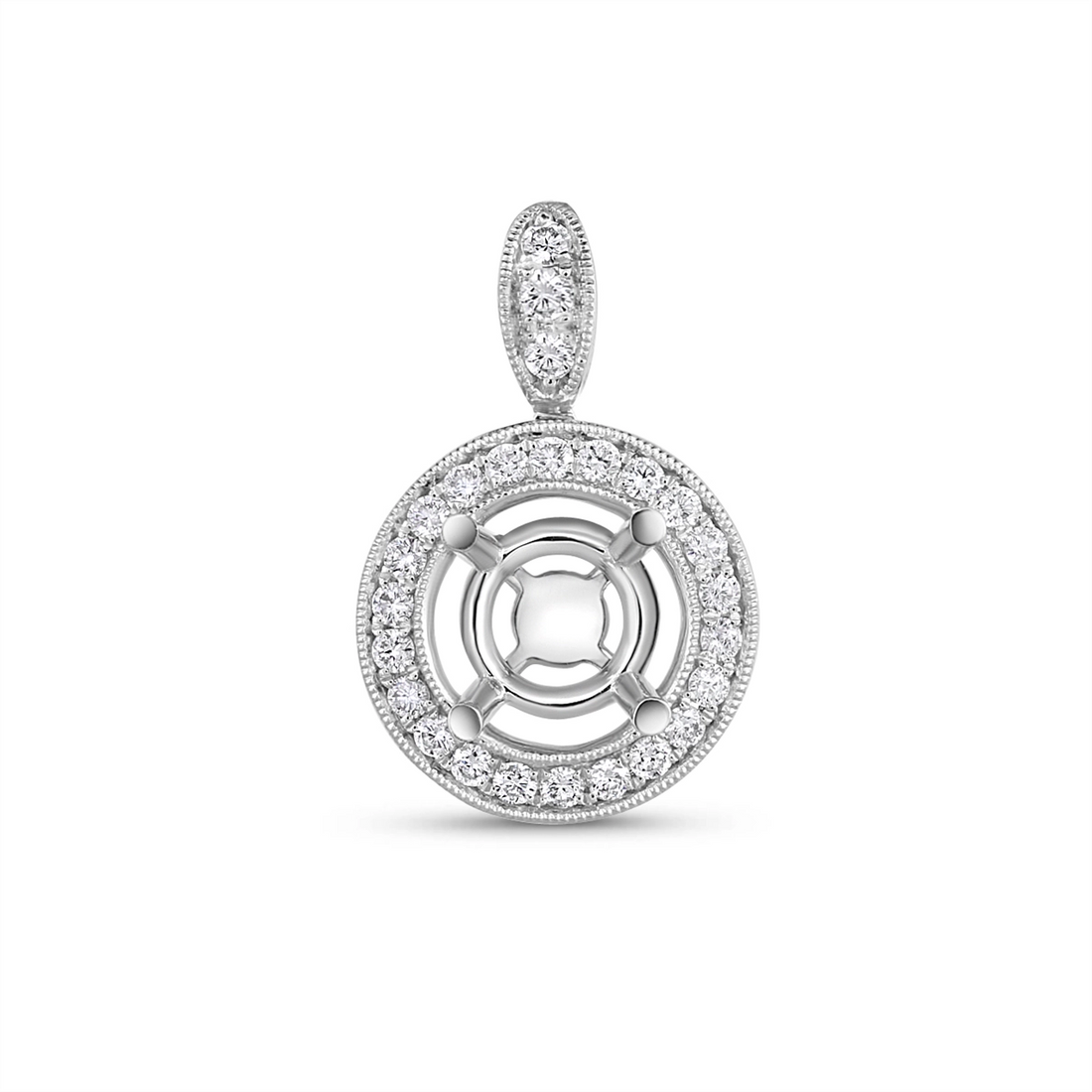 Pendants Pendants in White Gold containing Diamond 461961
