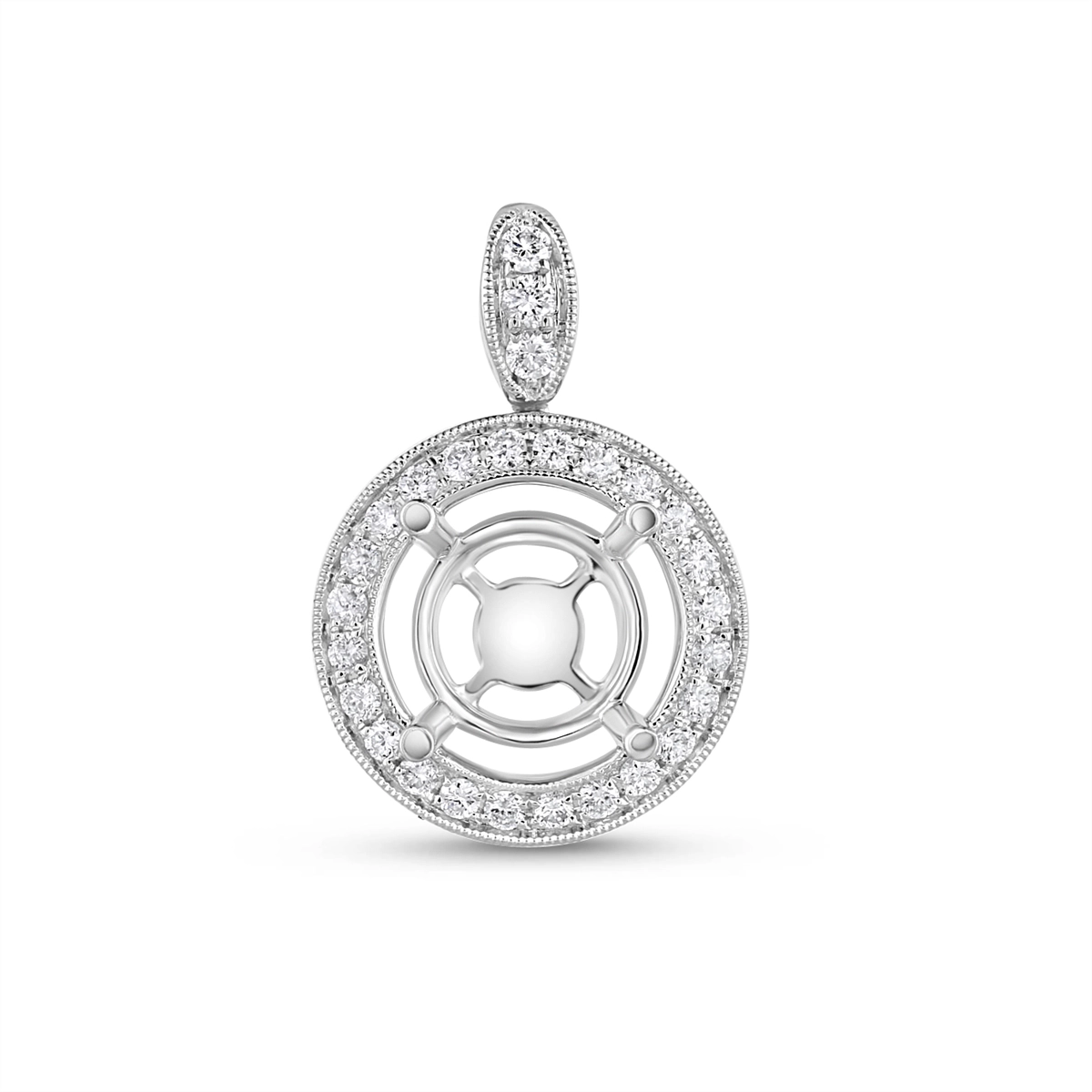 Pendants Pendants in White Gold containing Diamond 461962