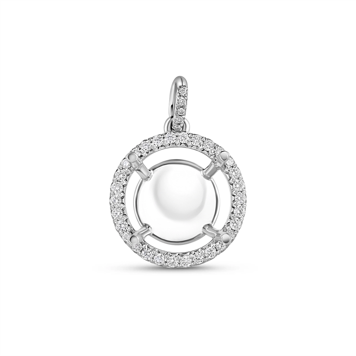 Pendants Pendants in White Gold containing Diamond 461964