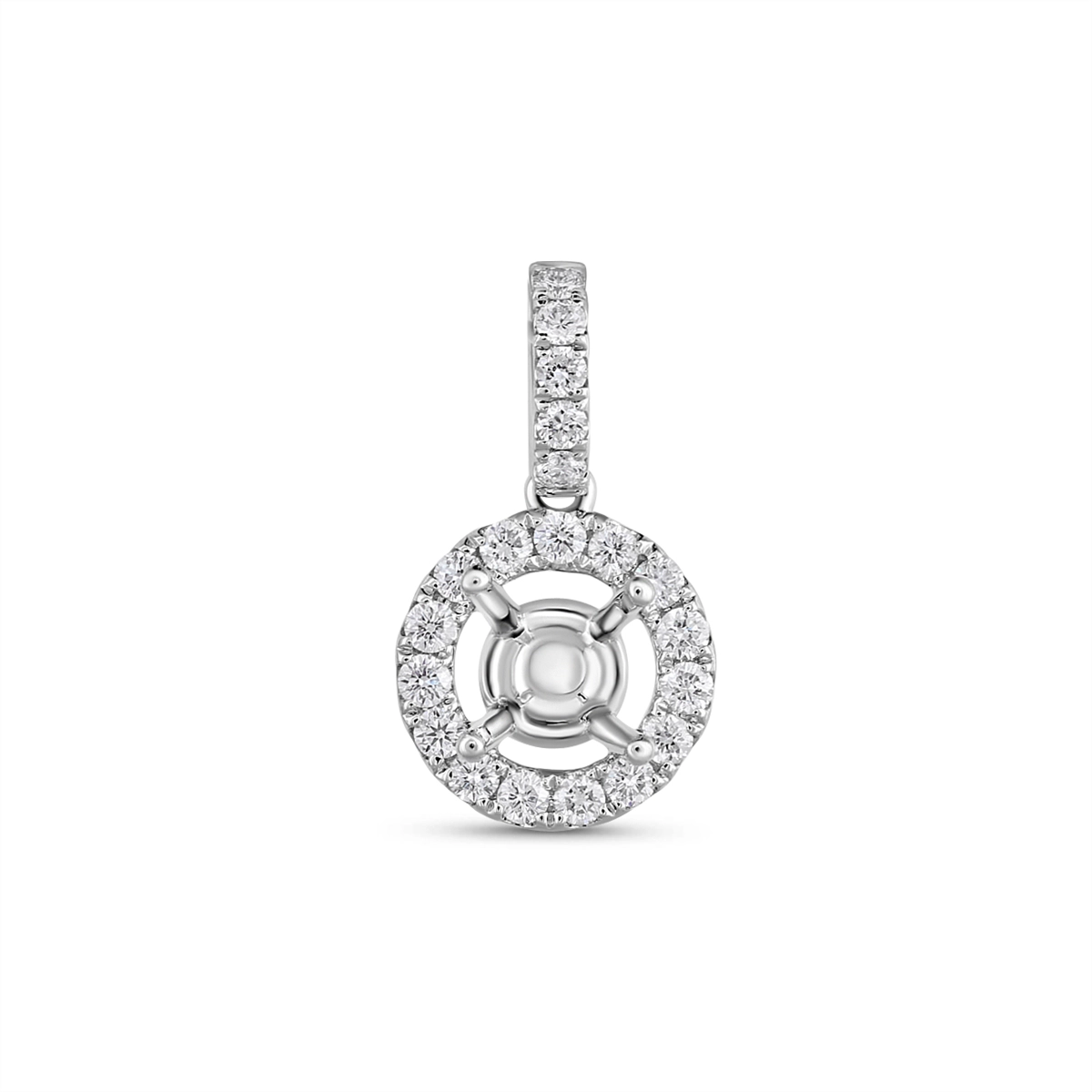 Pendants Pendants in White Gold containing Diamond 461971