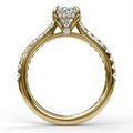 Fana Engagement Rings in Yellow Gold containing Diamond S3025-2_0CT-OV-14KYG