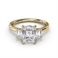Fana Engagement Rings in Yellow Gold containing Diamond S4069-3_0CT-EC-14KYG