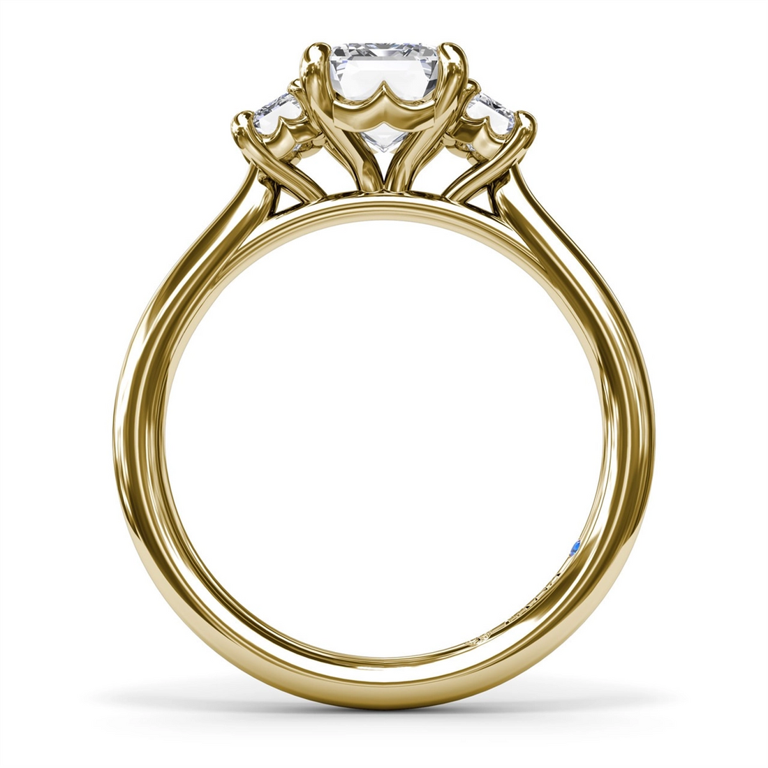 Fana Engagement Rings in Yellow Gold containing Diamond S4069-3_0CT-EC-14KYG