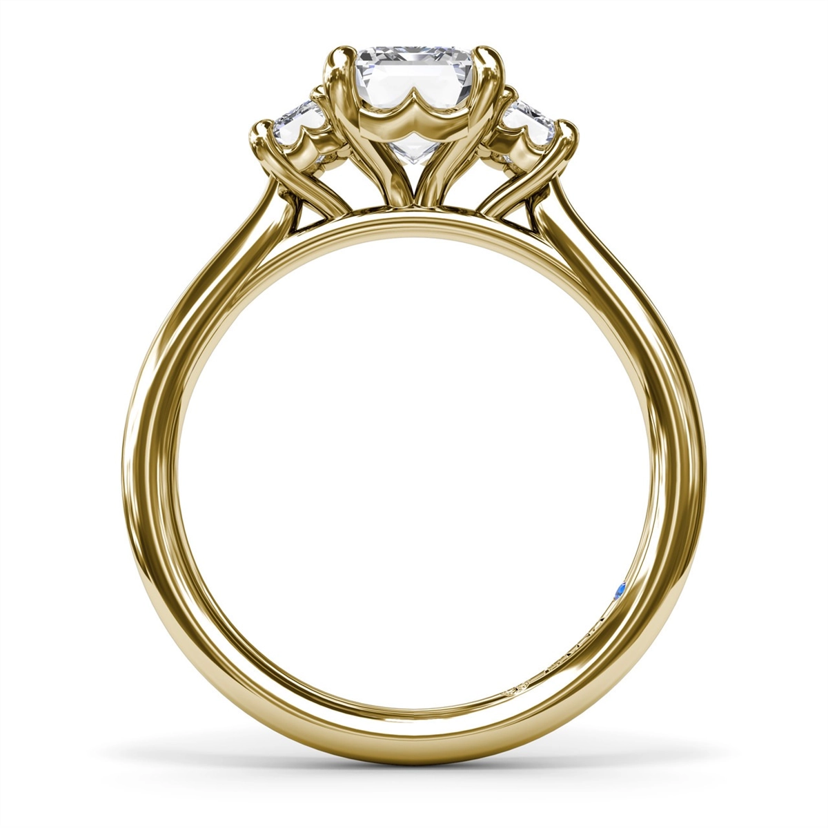 Fana Engagement Rings in Yellow Gold containing Diamond S4069-3_0CT-EC-14KYG