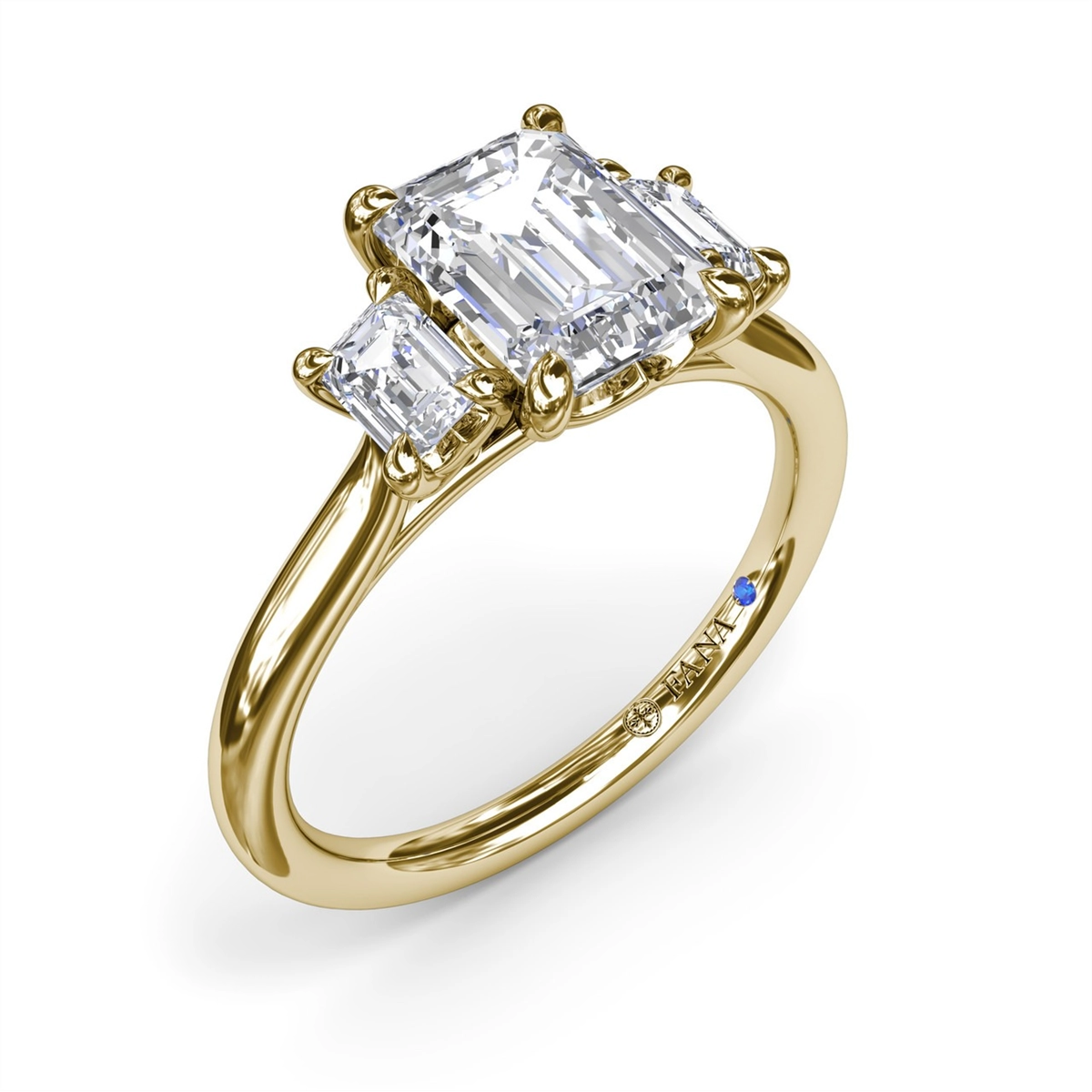 Fana Engagement Rings in Yellow Gold containing Diamond S4069-3_0CT-EC-14KYG