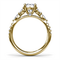 Fana Engagement Rings in Yellow Gold containing Diamond S4121-2_25CT-RD-14KY