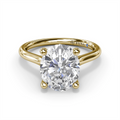 Fana Engagement Rings in Yellow Gold containing Diamond S4151-3_0CT-OV-14KY
