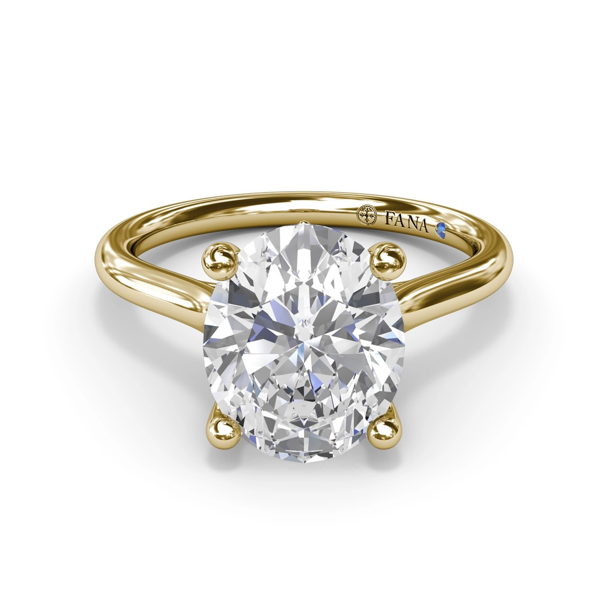 Fana Engagement Rings in Yellow Gold containing Diamond S4151-3_0CT-OV-14KY