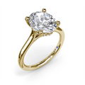 Fana Engagement Rings in Yellow Gold containing Diamond S4151-3_0CT-OV-14KY
