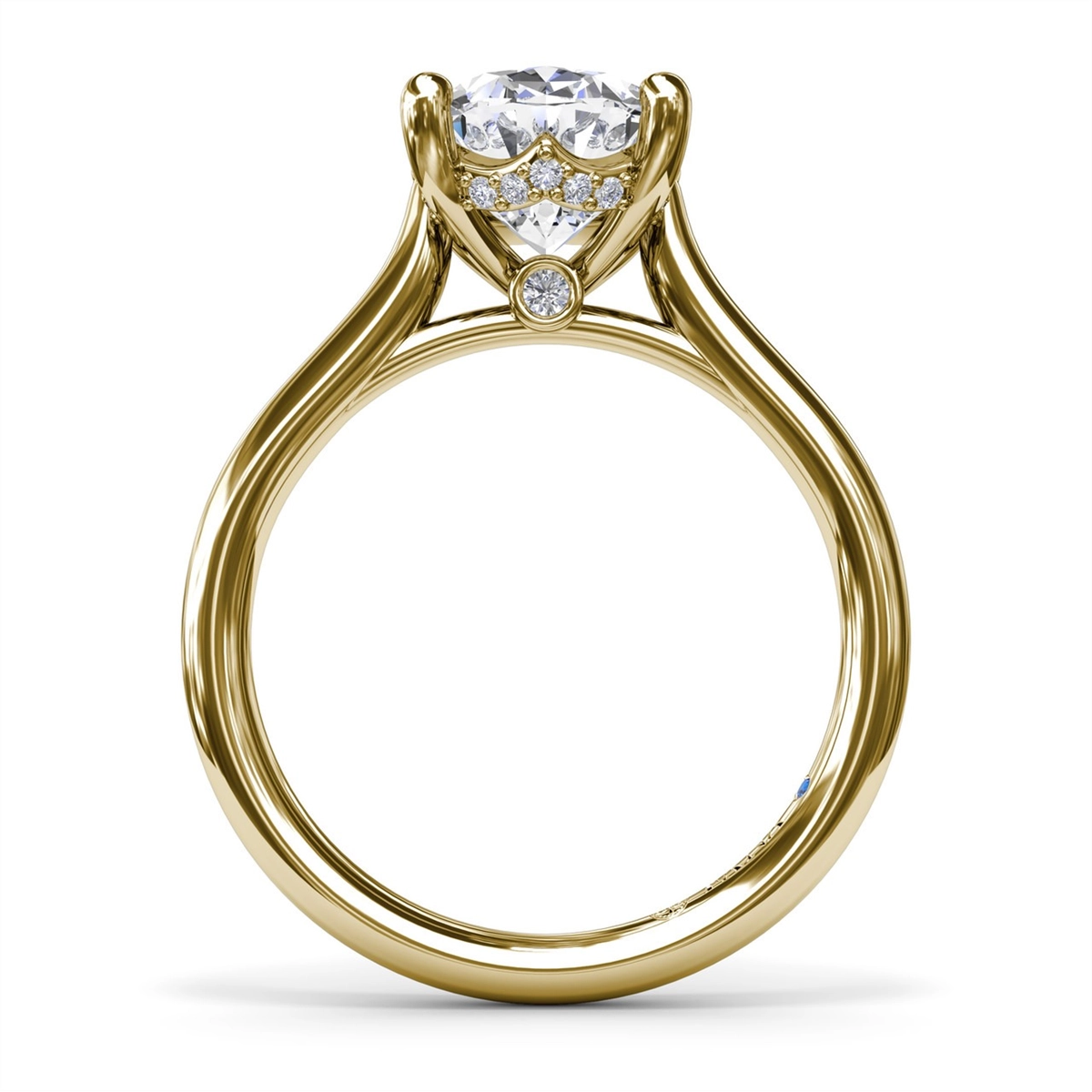 Fana Engagement Rings in Yellow Gold containing Diamond S4151-3_0CT-OV-14KY