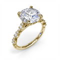 Fana Engagement Rings in Yellow Gold containing Diamond S4199-2_75CT-RD-14KYG