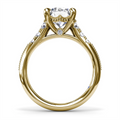 Fana Engagement Rings in Yellow Gold containing Diamond S4271-2_25CT-RD-14KY