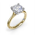 Fana Engagement Rings in Yellow Gold containing Diamond S4349-2_25CT-RD-14KYG