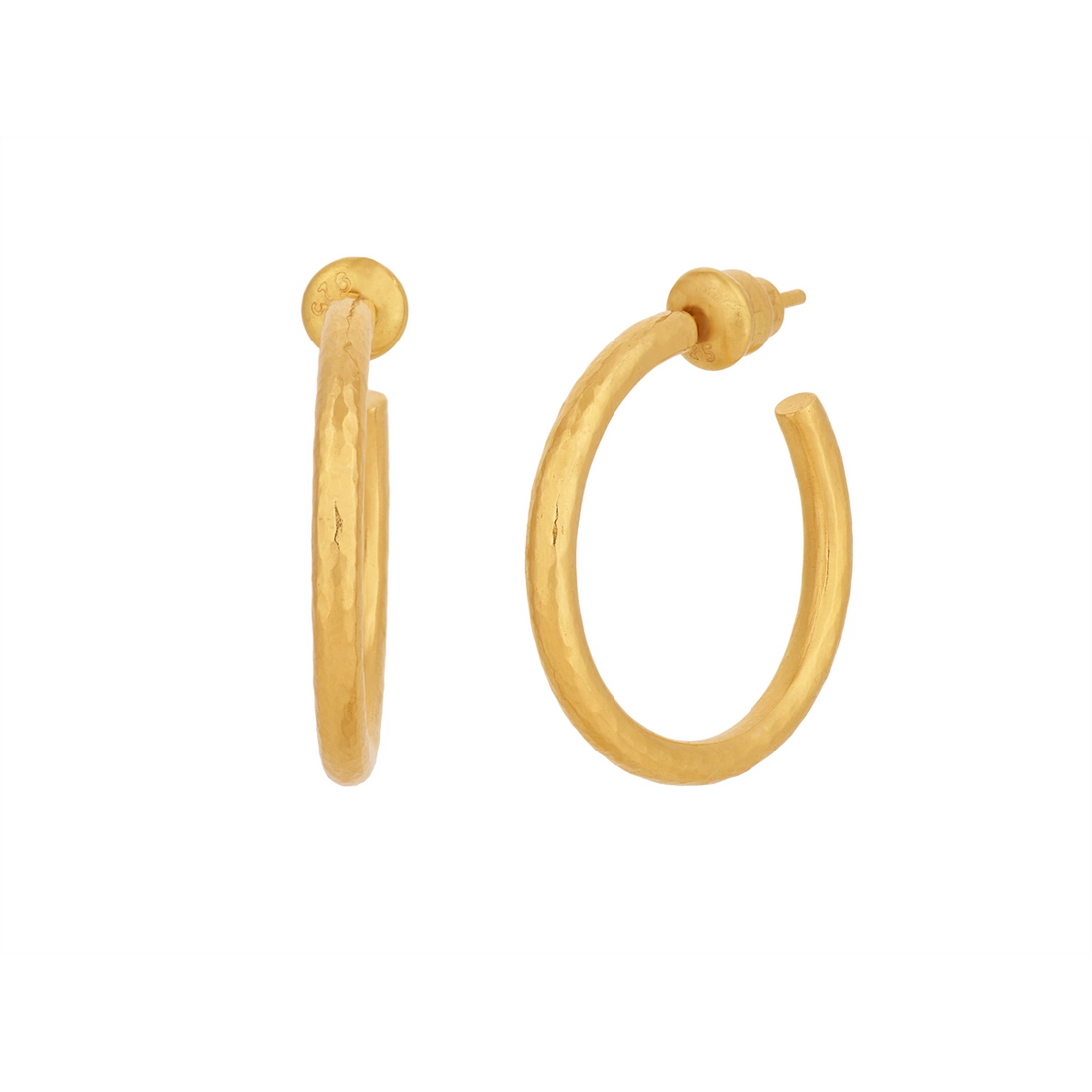 Gurhan Earrings in Yellow Gold E-CMXH-18RD-P-22K