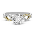 Simon G Engagement Rings in Yellow Gold containing Diamond LR2949-14K