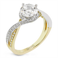 Simon G Engagement Rings in Yellow Gold containing Diamond LR2949-14K