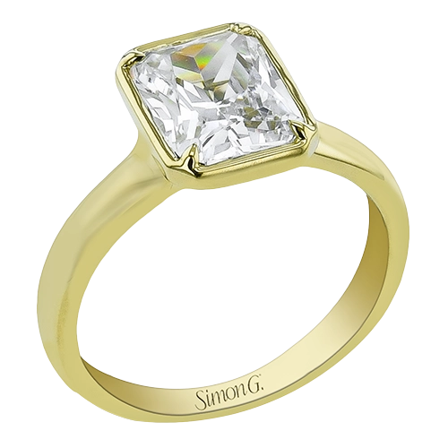 Simon G Engagement Rings in Yellow Gold LR5046-EM-14K