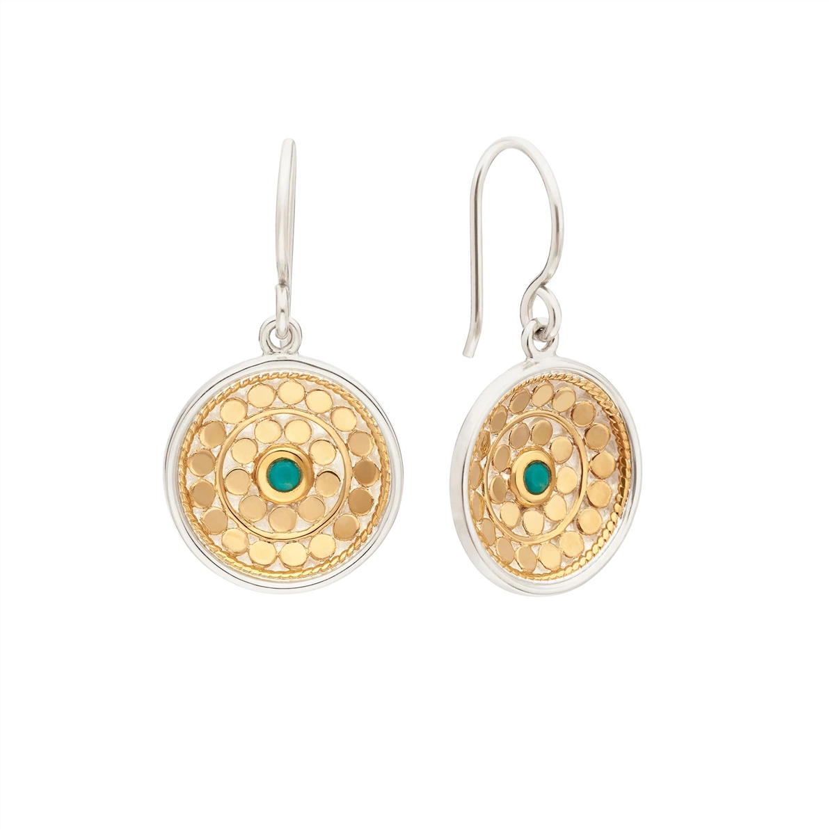 Anna Beck Earrings in Mixed Metals containing Turquoise ER10721-TWTTQ